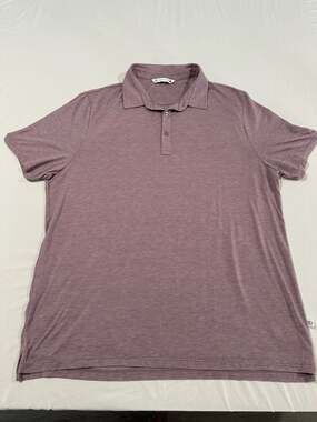 7 Diamonds Short Sleeve Performance Polo Shirt Purple Mens XL